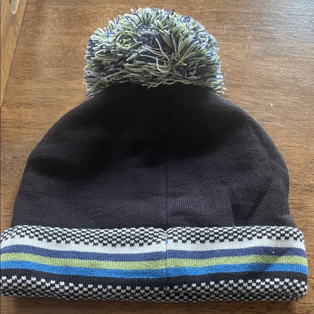 The Children’s Place Black Beanie with Game Controller Design L/XL (8+) - Picture 3 of 4
